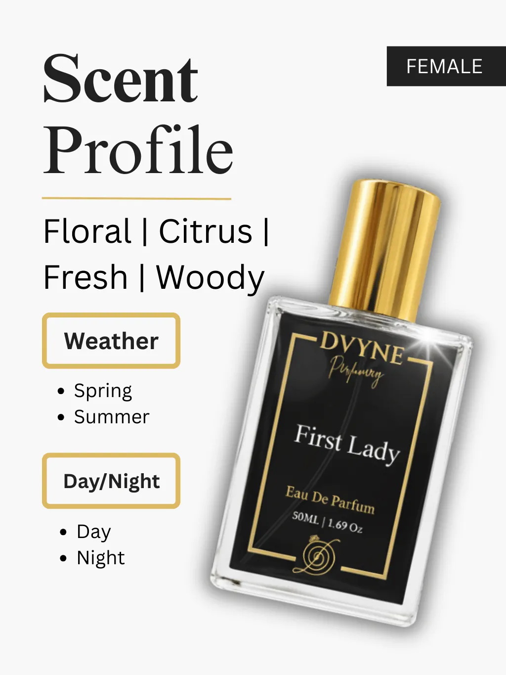 2. Dvyne Perfumery First Lady – Impression of Versace Bright Crystal, Premium Long-Lasting Perfume for Women - Scent Profile